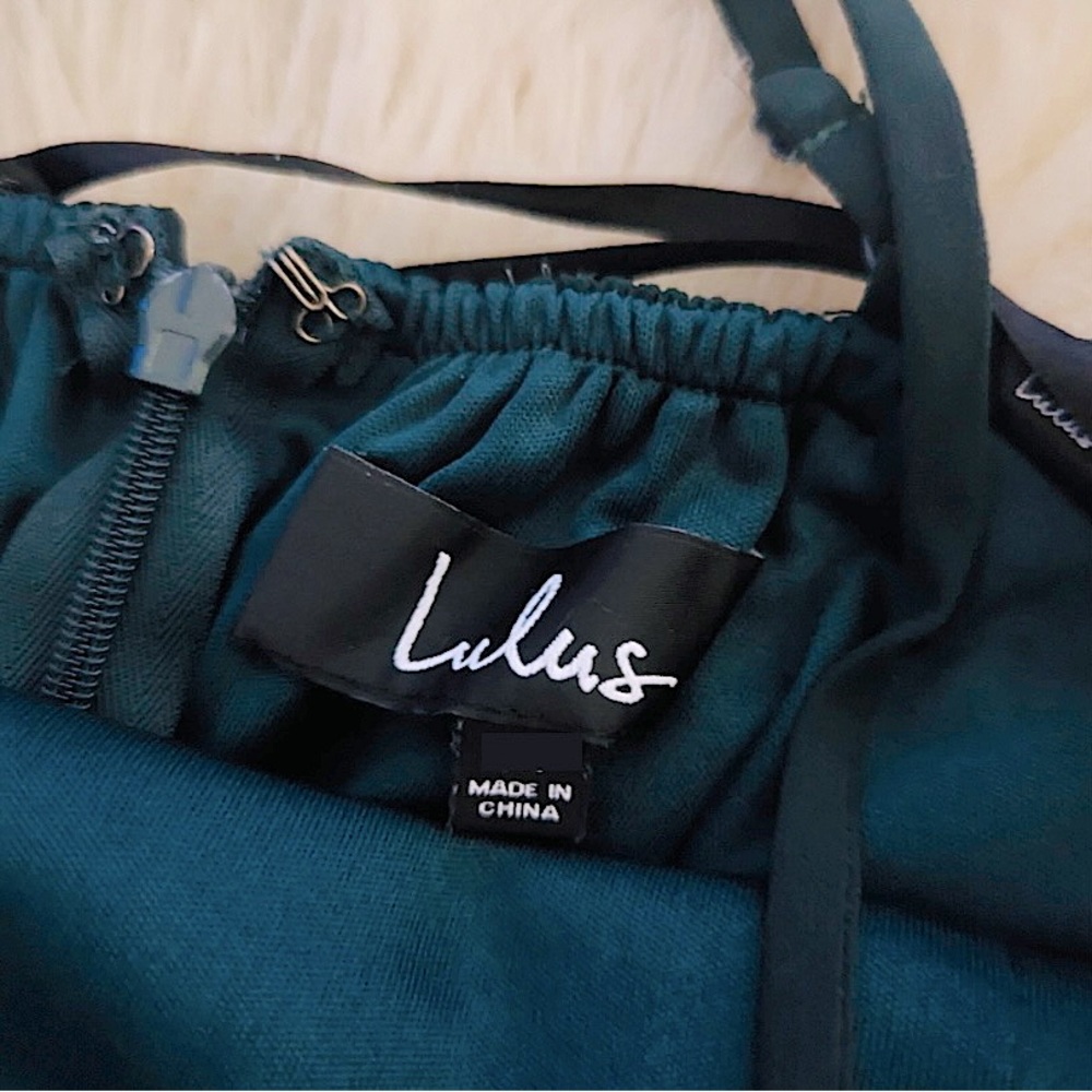 Lulus Mythical Kind of Love Dark Green Maxi Dress - Picture 5 of 7